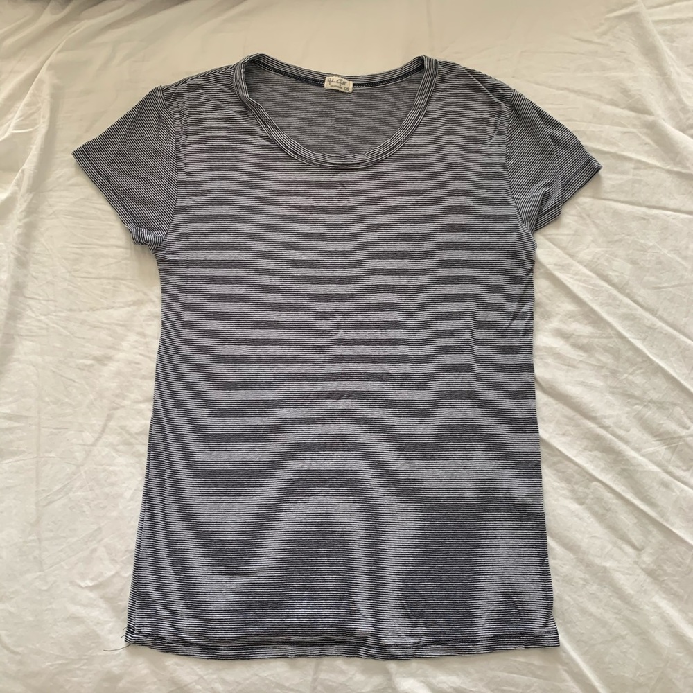John Galt/Brandy Melville Slim Fit Striped Shirt